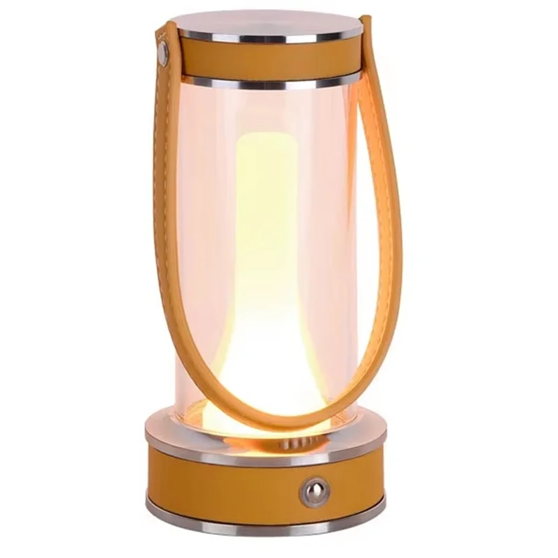 Lámpara de mesa LED recargable LICE, sensor táctil acrílico, luz ambiental, ideal para decoración de habitaciones y luz nocturna