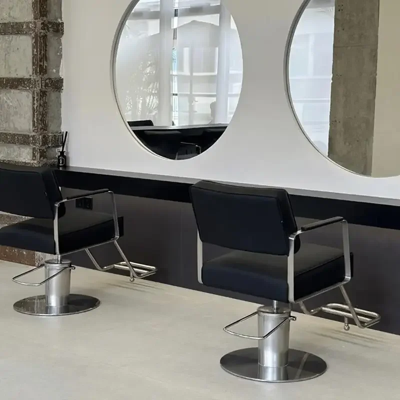 كرسي صالون شعر بسيط، كرسي حلاقة خاص، مقعد قص الشعر، متجر عصري عالي الجودة، صالون بيرم وصباغة الإنترنت #3