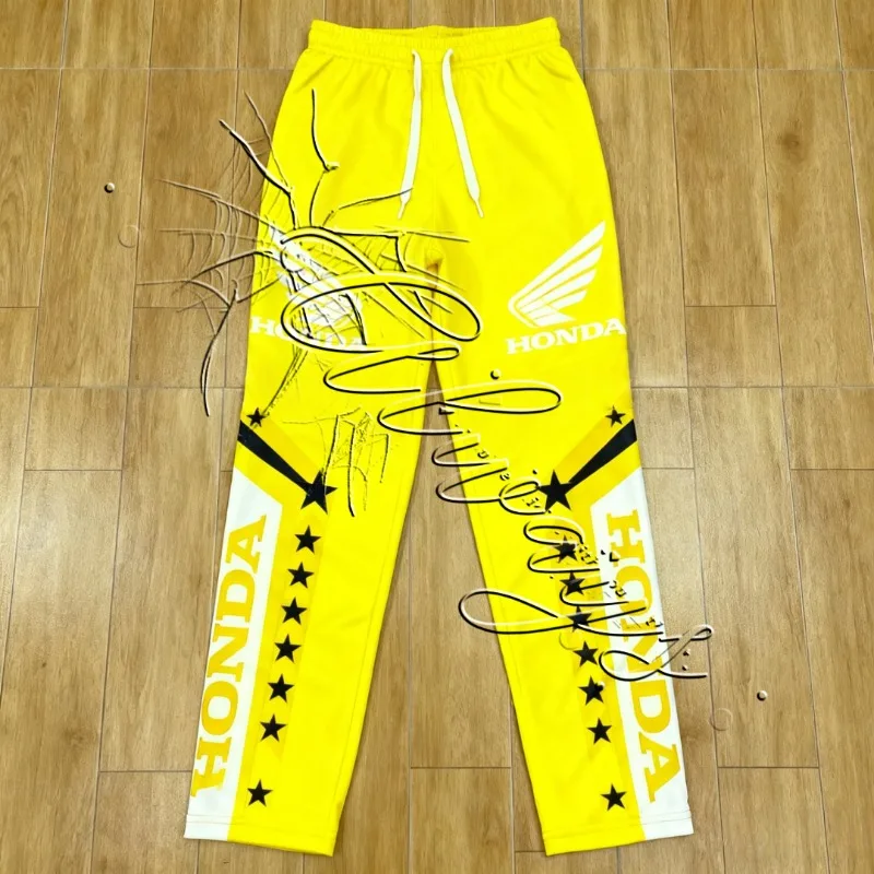 2026 جديد المسار تصميم هوندا سباق الدراجات النارية السراويل الرجال الرياضة تنفس موتو على الطرق الوعرة متحمس السراويل دراجة هوائية جبلية السراويل #1