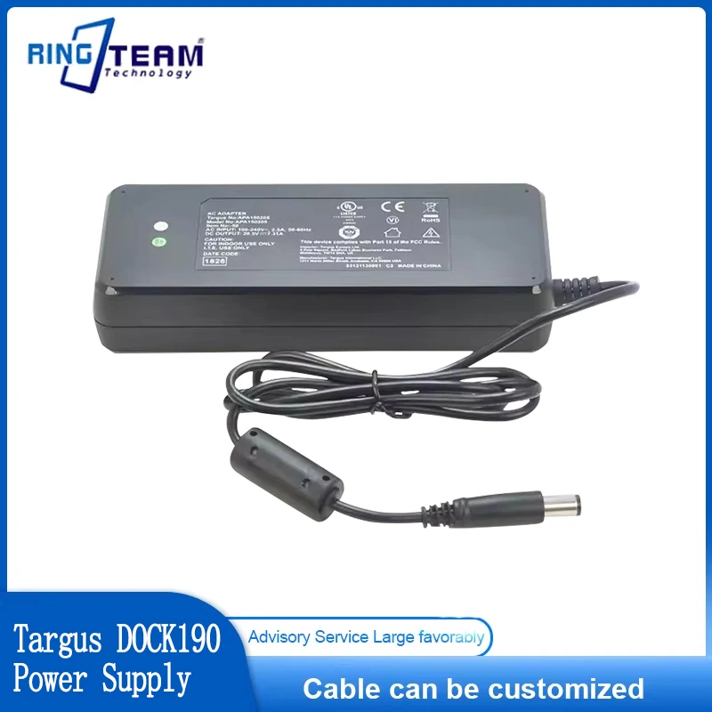 オリジナル-targus-dock190-電源-apa150205-ac-アダプター充電器-205v-731a-150w-74-50mm-と互換性あり