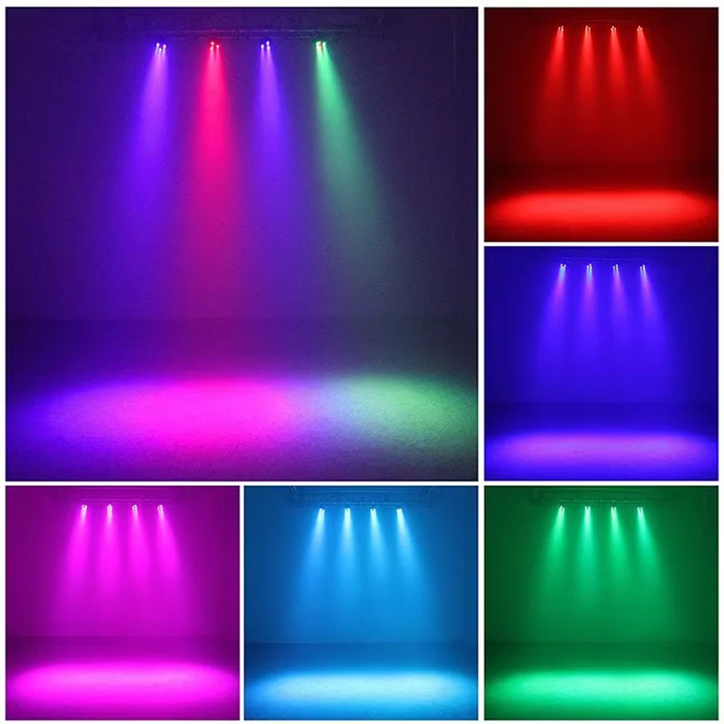 12W RGBW LED Par light LED Par Light DMX512 MINI Effect light Wedding DJ Disco Bar Club Party Stage Light Event Show