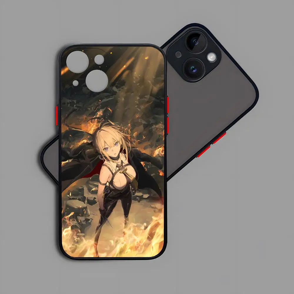 حافظة هاتف Evelyn Chevalier شفافة غير لامعة لهاتف 16 15 آيفون 12 11 13 Pro Max X XR XS 8 SE غطاء خلفي صغير