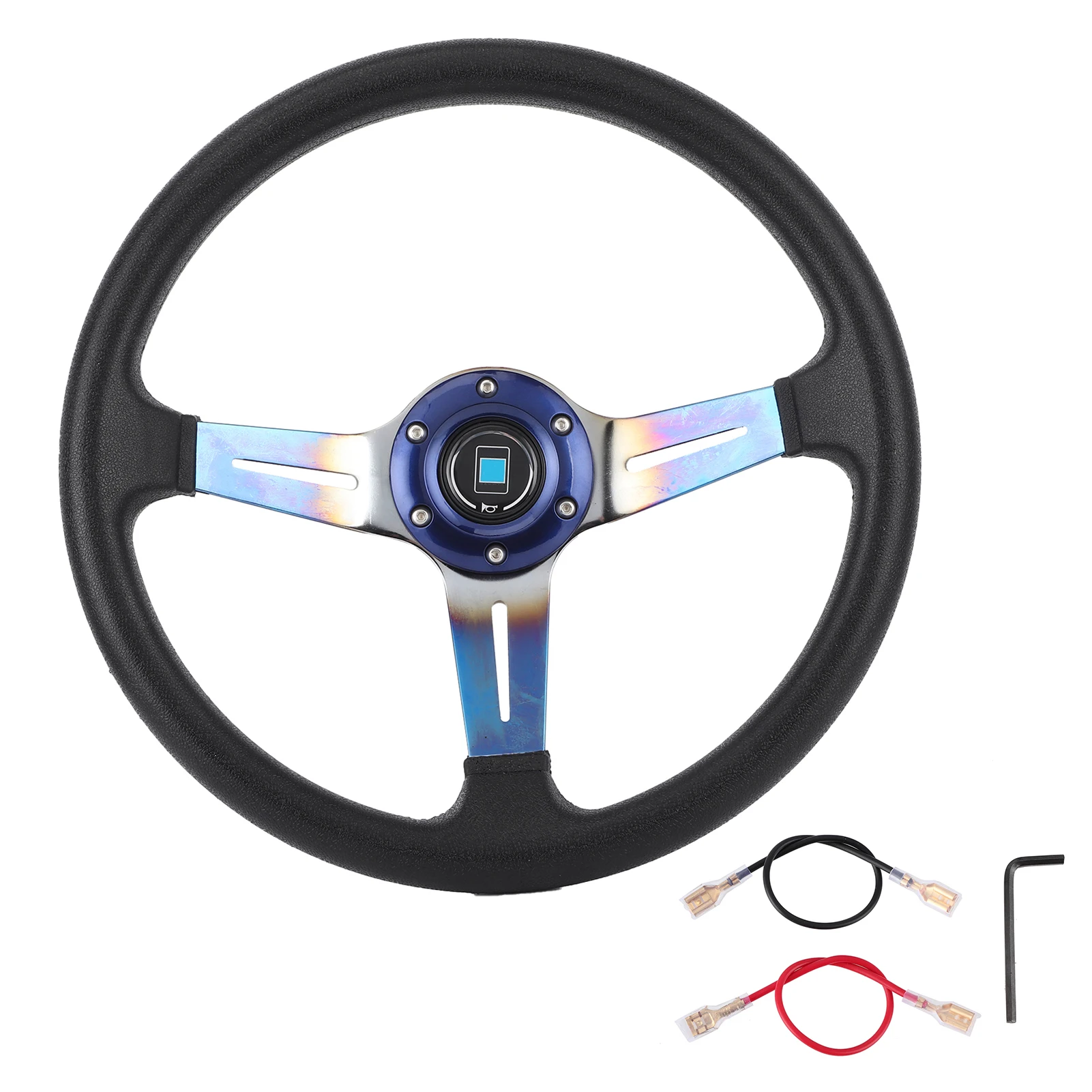 

Спортивный руль для дрифта 13,4 дюйма, алюминиевый, универсальный, для гоночных автомобилей