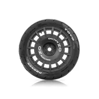 4pcs Tires 12mm Adapter Remote Control Model Car for 1/10 TAMIYA XV01 TT02 Tension Tire W217