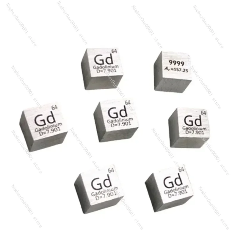 

1 шт. высокочистый гадолиний Металл Gd куб периодического фенотипа 10 мм 99.99% Gd куб хобби дисплей коллекция