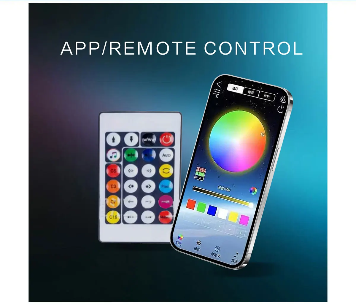 أضواء جنية LED ذكية USB ، ديكور سلسلة متعددة الوظائف داخلية وخارجية للحفلات ، عطلة عيد الميلاد ، تطبيق عن بعد ، 5 م ، 10 م ، 20 م