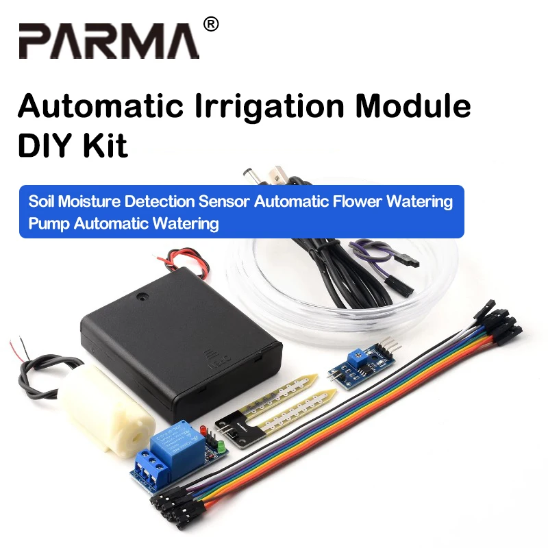 Soil moisture detection sensor, DIY automatic irrigation module set, automatic watering, automatic water pump irrigation