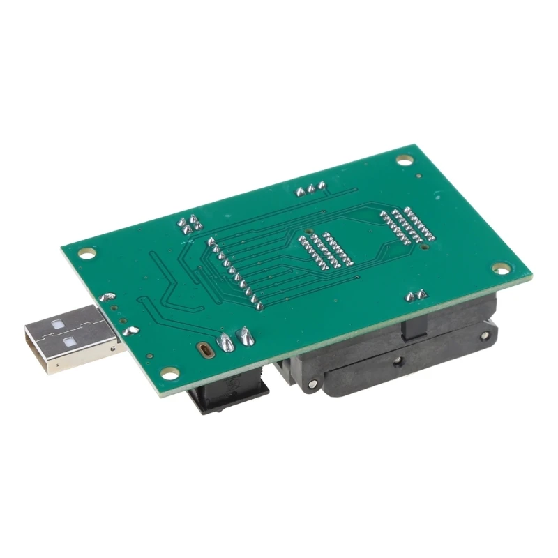 안정적인 eMMC153/169 USB 칩 테스트 스탠드, 정확한 데이터 복구 및 전자 수리용 USB 프로그래밍 스탠드