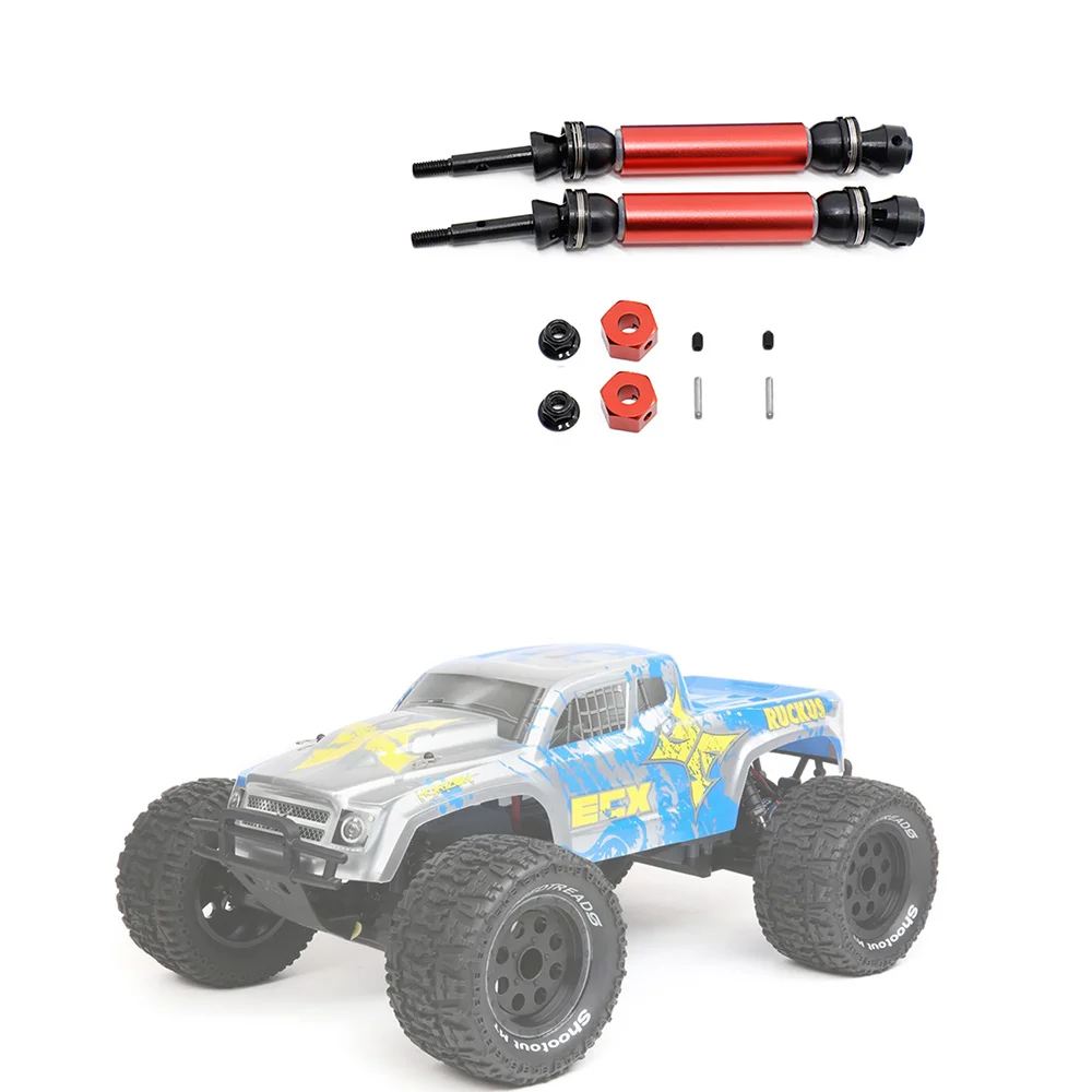 2 Stück hintere Antriebswelle cvd für 1/10 ecx 2wd Serie Ruckus Qual Axt Brutus Schaltung Amp RC Auto Upgrade Teile, 1