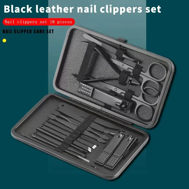 Nail Clipper Set Nail Clipper Set Case Diagonal Nail Clippers Pedicure Tools Ear Pick Scoop Magic Nail Tools to Remove Dead Skin