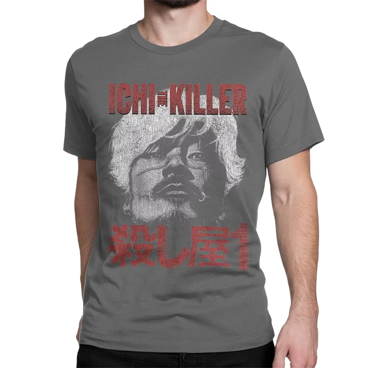 Ichi The Killer Takashi Miike T Shirt Men Women Cotton Graphic Printed Short Sleeve Round Neck Horror Streetwear Tee Hot Sale