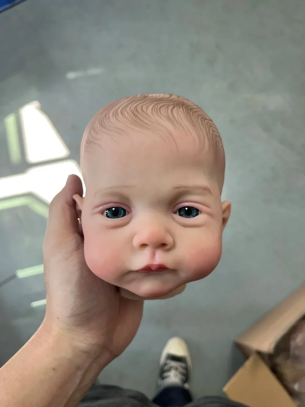 19 นิ้วทาสีแล้ว Reborn ตุ๊กตาชุด Twins Lily และ Irys ภาพวาดมือ 3D ผิวรายละเอียดหลอดเลือดดํา Handmade ชุด Bebe Reborn