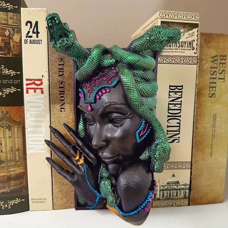 

Book Corner Book Stand Fantasy Bookshelf Decorative Resin Craft Ornament Desktop Accessory Home Decor Creative Niche Item