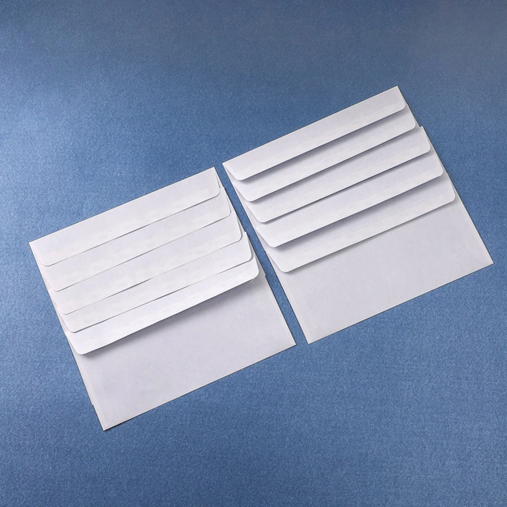 100200/300PCS Windowless white envelope 10 # Secure Business Envelope Can hold A4 paper Bill invoice Self sealing envelope