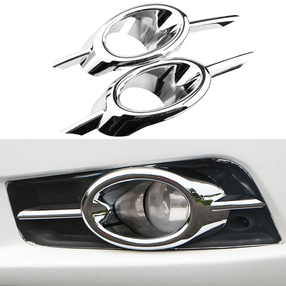 Car Front Fog Light Trim for Chevrolet Cruze 2009-2012 2013 2014 2Pcs/set Fog Lamp Decorative Cover Sticker Styling Accessories