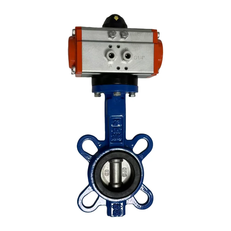 ManufacturerLong Service Butterfly Valve Life Reliable Pneumatic Butterfly Valve for Water Pipe Control
