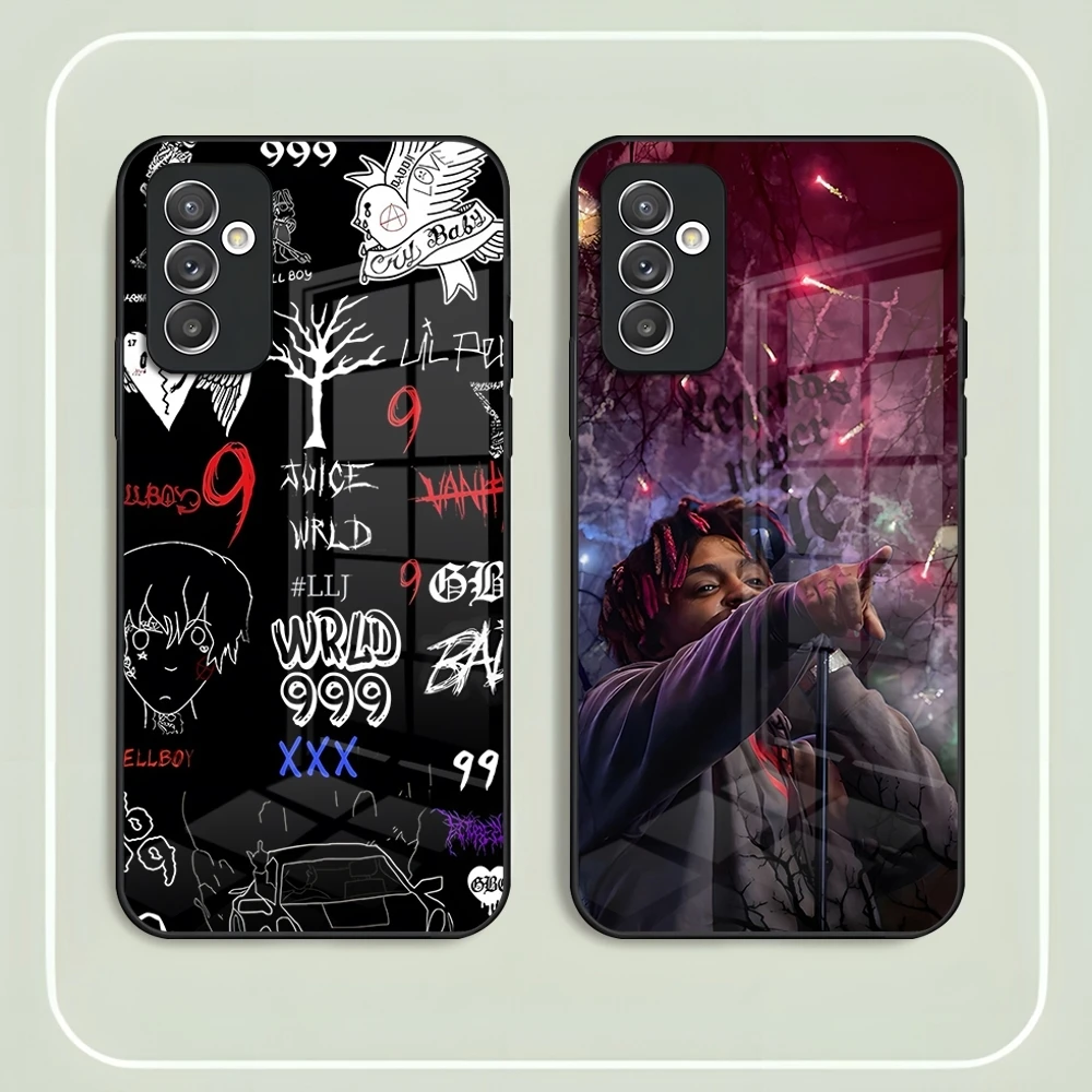 Rapper J-Juice WRLD 999 Phone Case For Samsung S24 Ultra S23 S22 S20 Fe S21 Plus Galaxy A54 A34 A24 A53 M54 Note 20 Back Cover