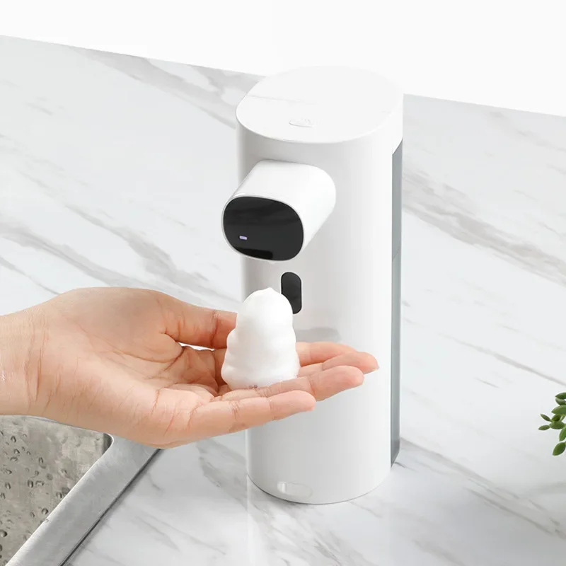 

Automatic Soap Dispenser 300ml USB Rechargeable Contact-free Home Infrared Induction Antibacterial Hand Soap Lathering Machine