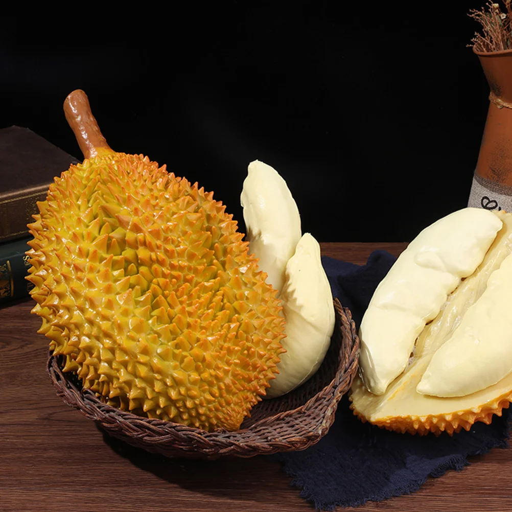 

Artificial Durian Decoration Premium Material Realistic Fake Fruit for Home Table Centerpieces Photo Prop Fake Fruit