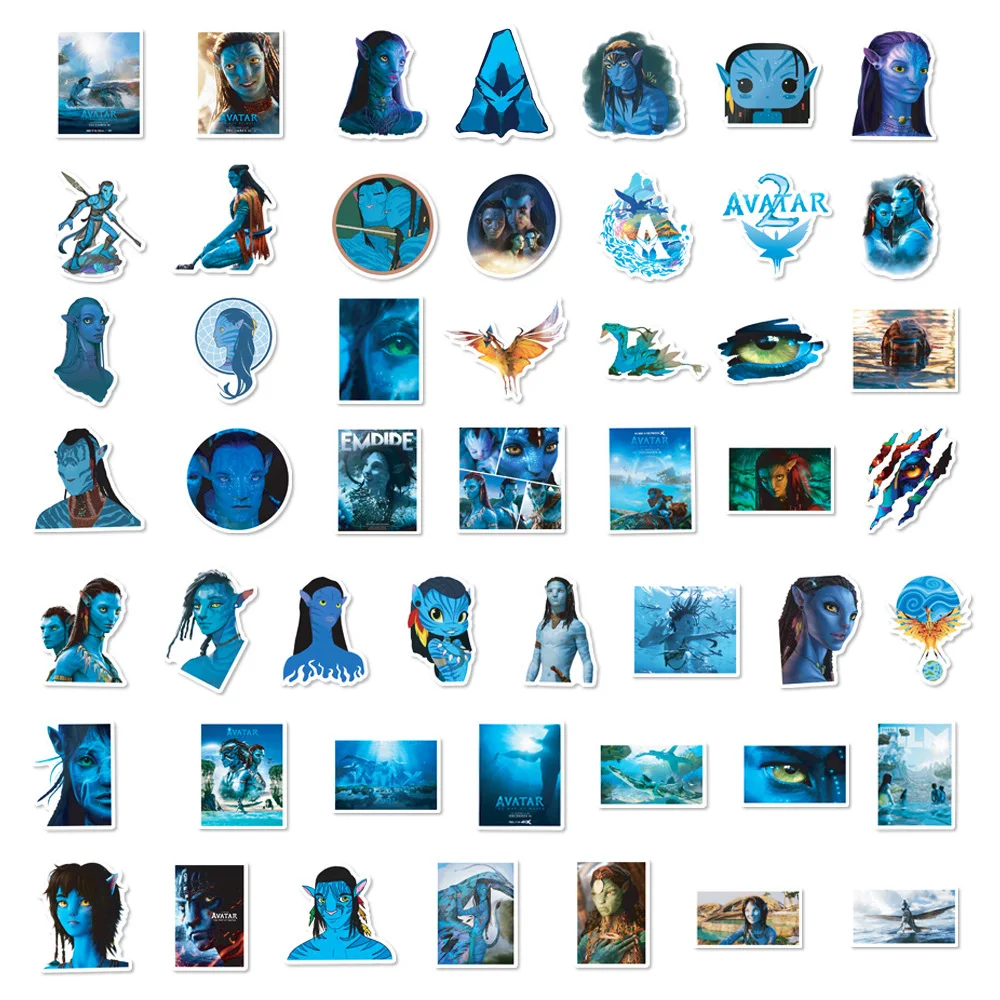 10/30/50/100PCS Disney Movie Avatar 2：The Way of Water Sticker DIY Phone Laptop Luggage Skateboard Graffiti Decals Wholesale