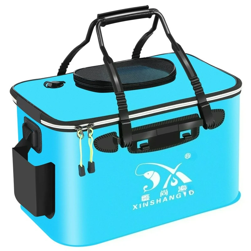 

Thickened Portable Live Fish Outdoor Folding Box Protector Foldable Thickened Fish Bucket Live Fish Bag Fishing Gear Supplies