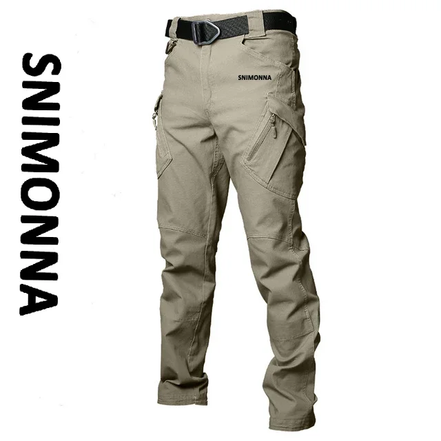 Spring/Summer Waterproof Fishing Pants Tactical Pants X9 Mountaineering Training Suit Multi Pocket Hunting Pants 2024