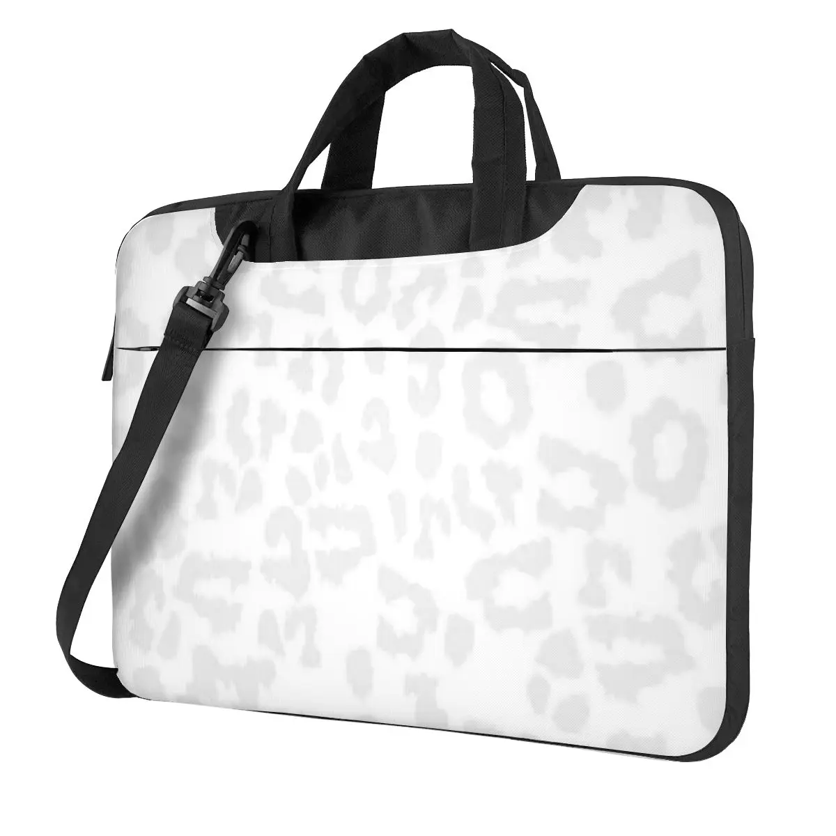 Light Leopard Pattern Crossbody Laptop Bag Case Computer Bag 13 14 15.6 Inch Notebook Pouch for Macbook Pro Lenovo