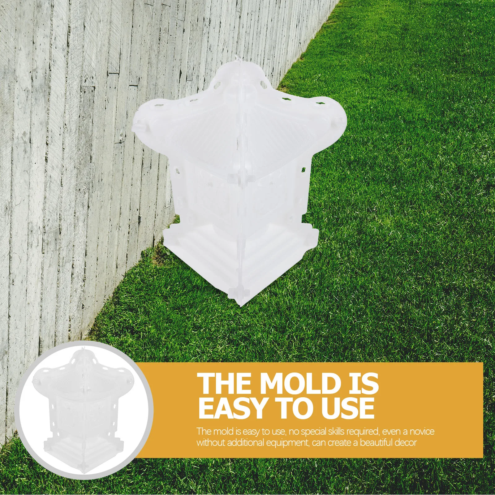 

Concrete Molds for Walkways Pavement Decor Mold Sturdy Reliable Premium Plastic Practical Home Use Simple Useful