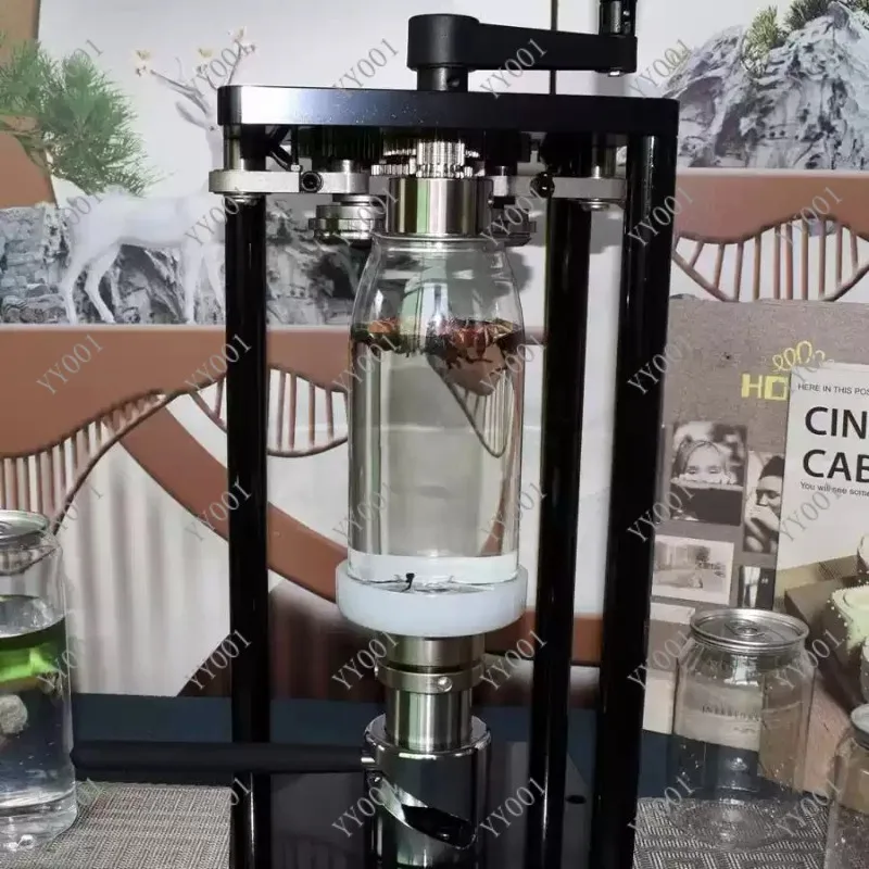 Manual Can Sealing Machine for PET Milk Tea Cakes & Beverage Packaging