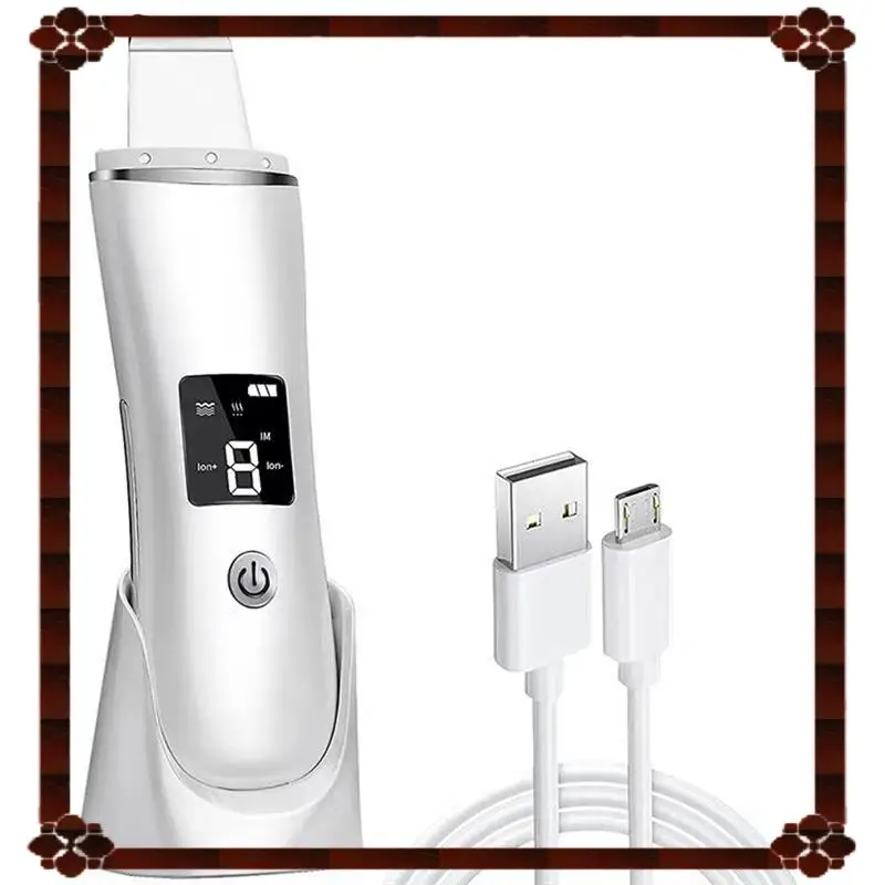 24-Hour Delivery Instrument Ultrasonic Facial Blackhead Resurfacing Machine, Beauty Cleansing Tool Ultrasonic Technology