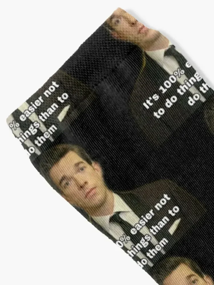 Lazy John Mulaney Socks christmas stocking cartoon funny sock Men Socks Luxury Brand Women's