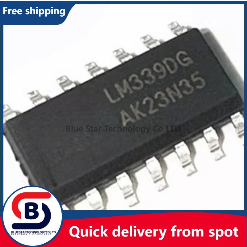 Free Shipping 100pcs/lots LM339DR LM339 SOP-14 New Chip In stock!