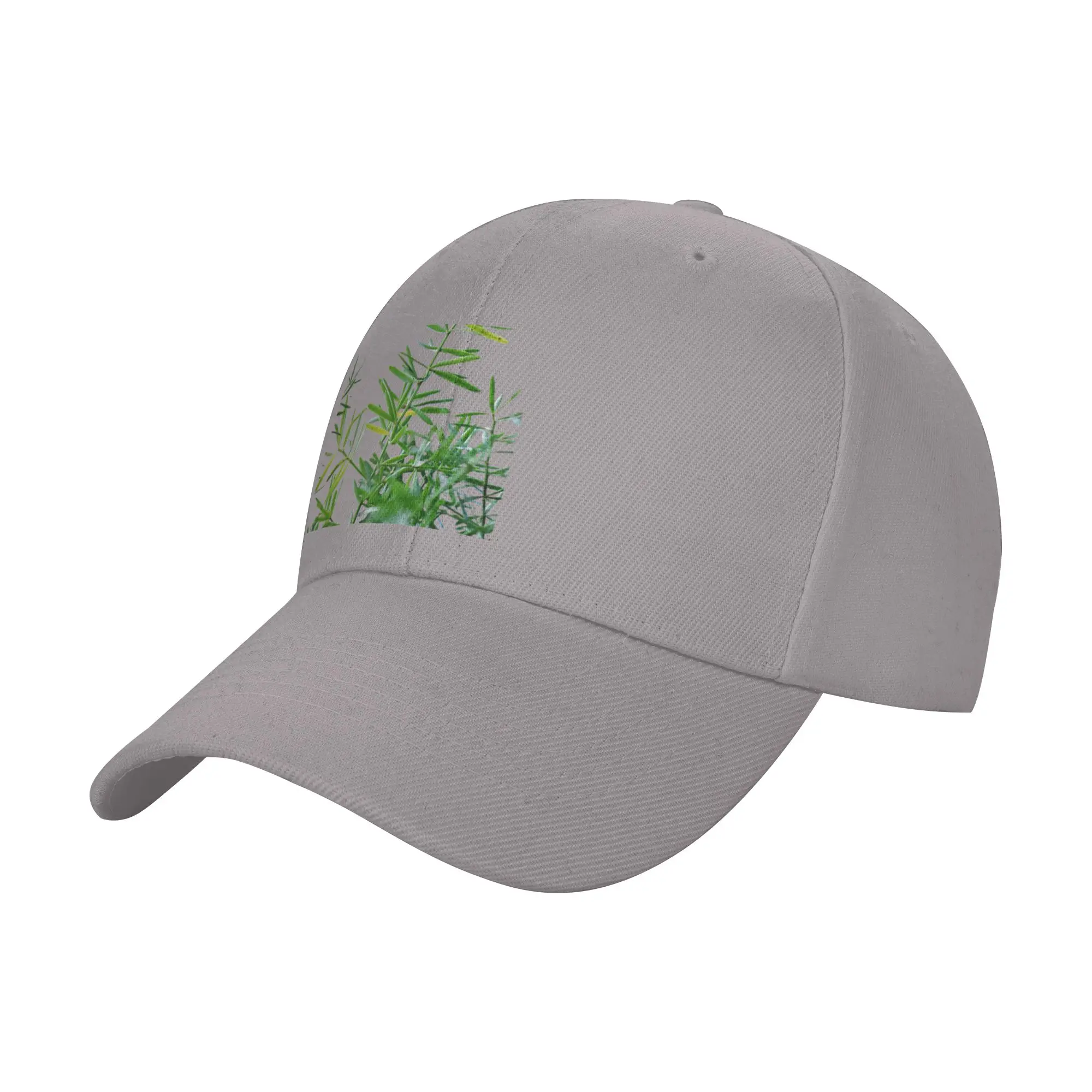 A plant with fresh green leaf Trendy Baseball Cap Street Fashion Quick Dry Sun Hat
