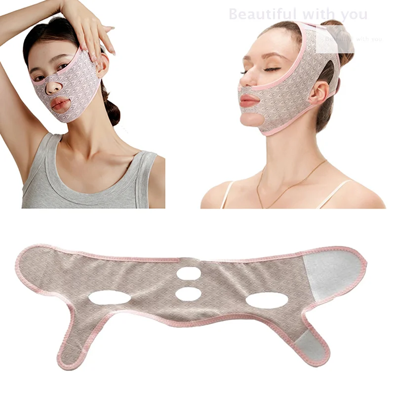 Vフェイスバンド シェイパー フェイシャルスリミング リラックス リフトアップベルト シェイプリフト 二重あご軽減 フェイススリミングバンド マッサージスリマー
