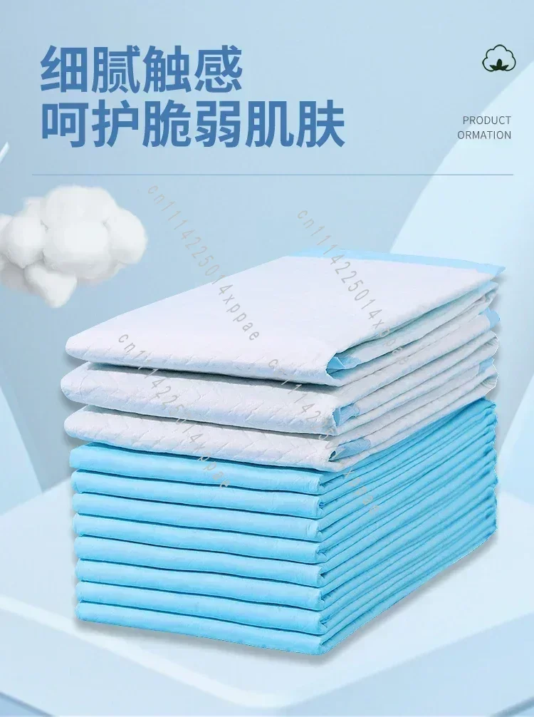 Large Mattress Elderly Specific Paper Urine Leak Proof Pad Allsize Disposable Maternity Mattress 80x90cm Blue Color Adult Care