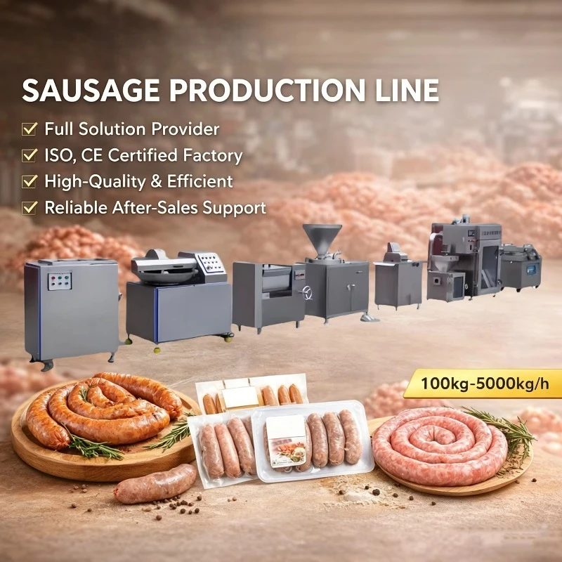 Multi‑function Sausage Production Line Meat Grinder Mixer Included Sausage Processing Line