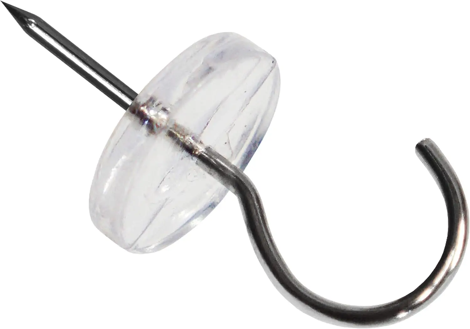 

Push Pin with Hook, 2 in 1 Thumb Tack with Hook for Hanging Items at Home School Office DIY Party Decor
