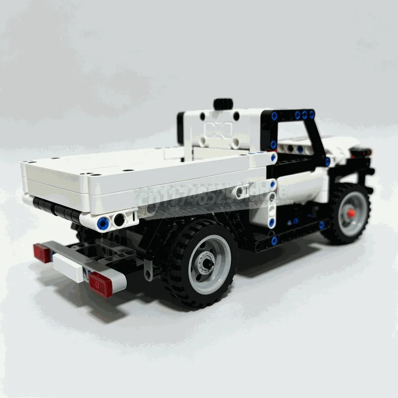 524PCS Compact Off Road Pickup Truck Building Blocks Mechanical Vehicle Model DIY Assembly Set With Steering Suspension Gift Toy