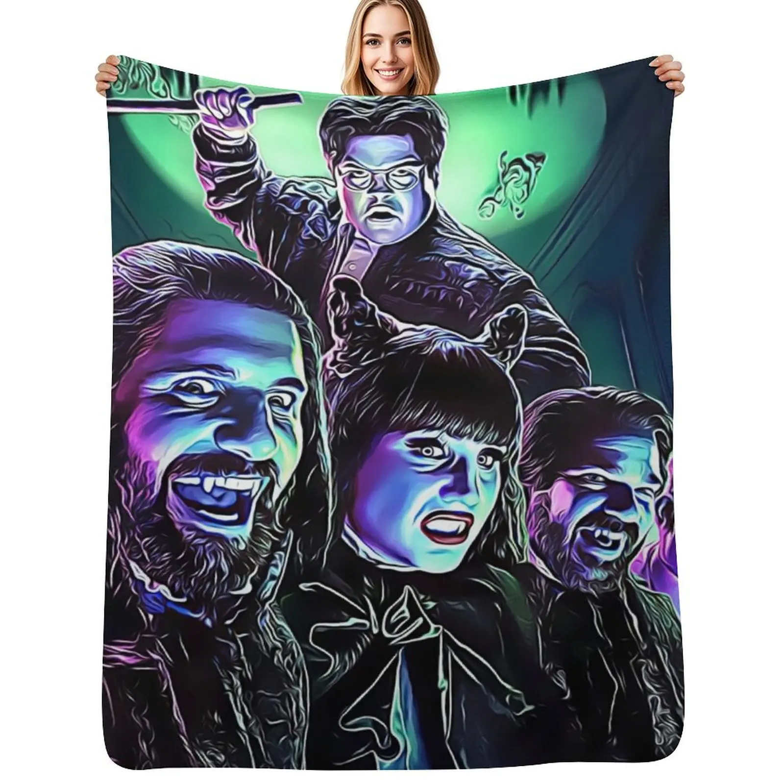 What We Do In The Shadows - Cast Throw Blanket Picnic Large Decorative Sofas For Baby Moving Blankets
