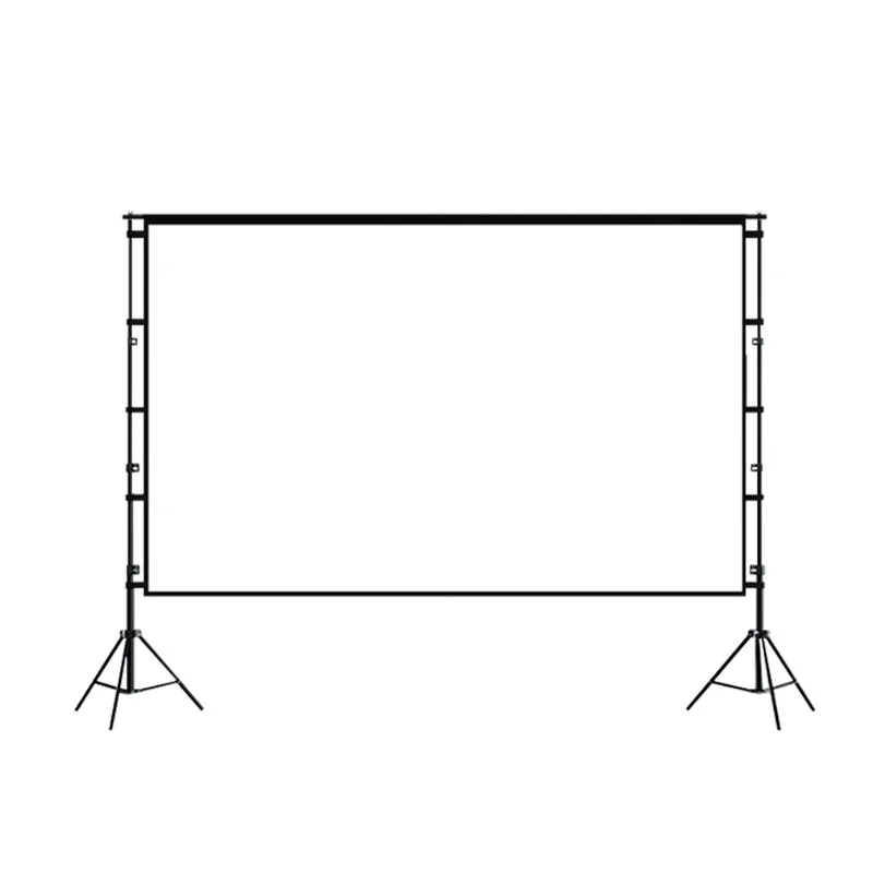 

Simple outdoor projection screen bracket floor portable large screen high definition movie