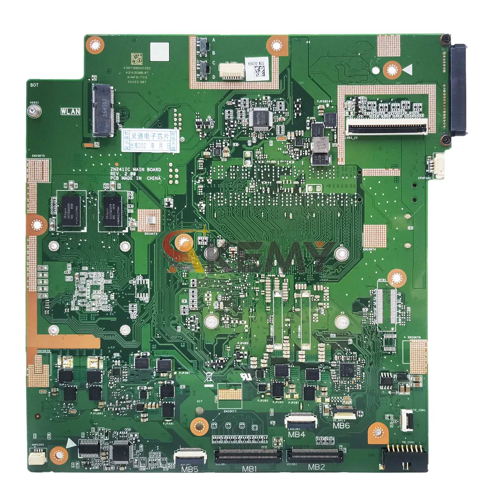 ZN241IC Материнская плата для ASUS Zen AIO ZN241IC ZN241I Материнская плата с процессором I3 I5 I7 100% тестирование ОК быстрая доставка stk