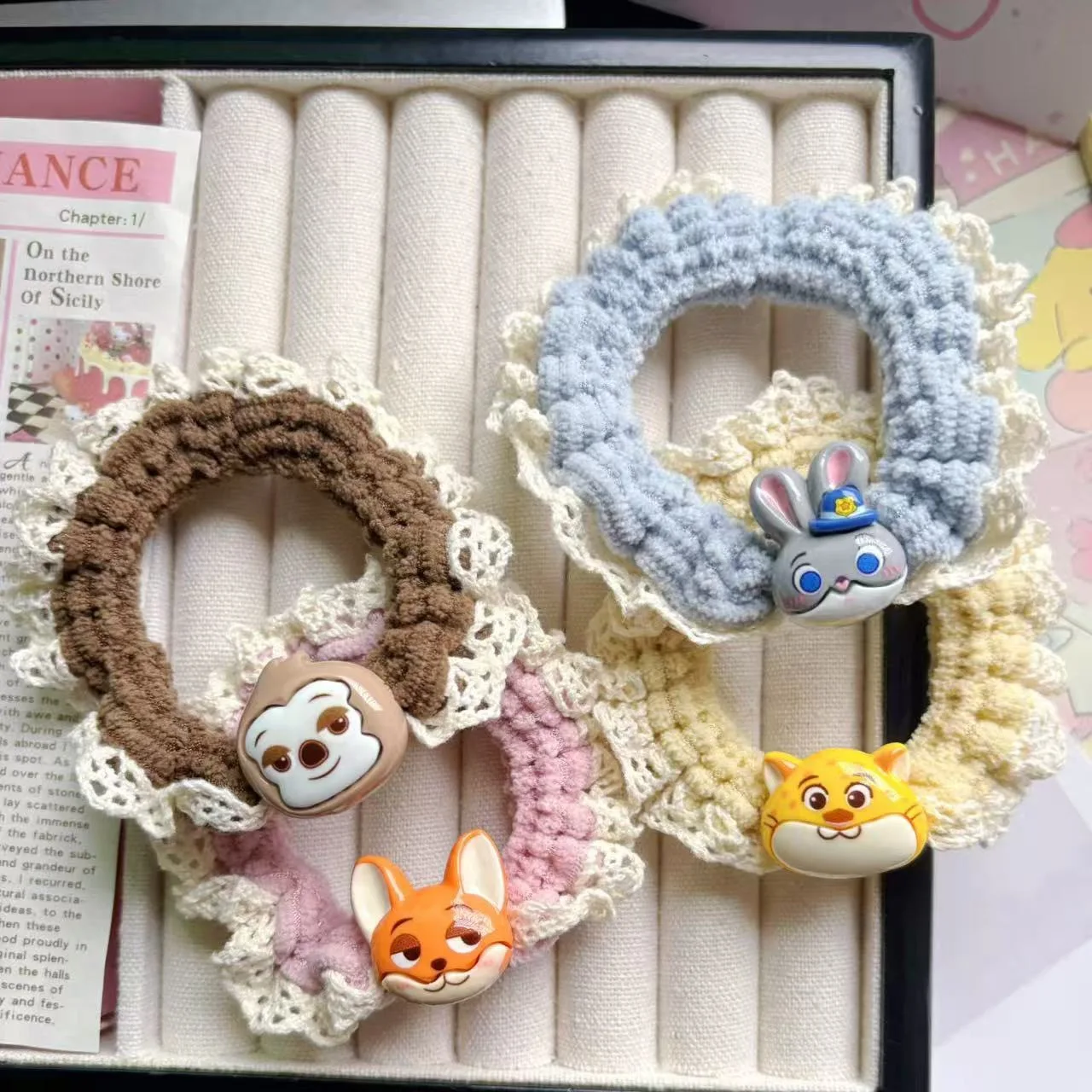 

10/50Новинка для Zootopia2, резинки для волос, милый мультяшный набор веревок для волос в стиле аниме для женщин, кавайные эластичные круги для волос, держатели для хвоста для девочек