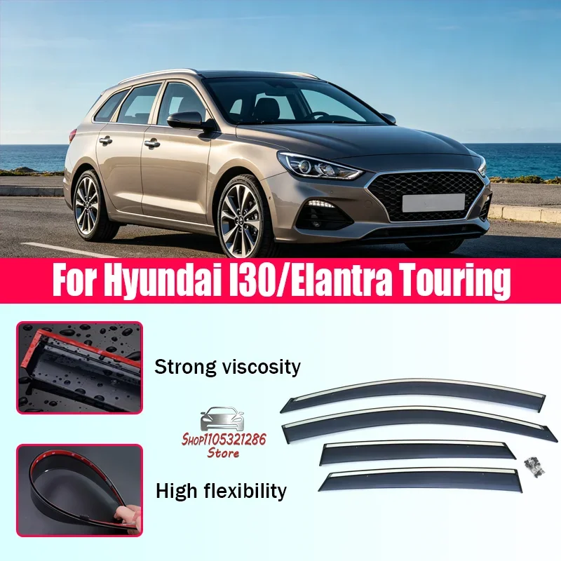 

Suitable for Hyundai I30 Elantra travel rainproof window eyebrow eyebrow injection rainproof thickened windshield