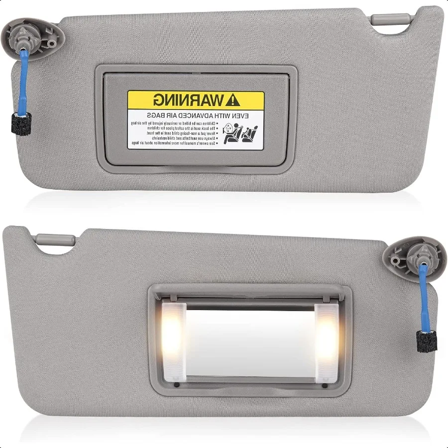 

Sun Visor with Light for Accord 20082017 Left Driver and Right Passenger Sides Gray Sunvisor Replacement 83230TA0A91ZA 83280TA