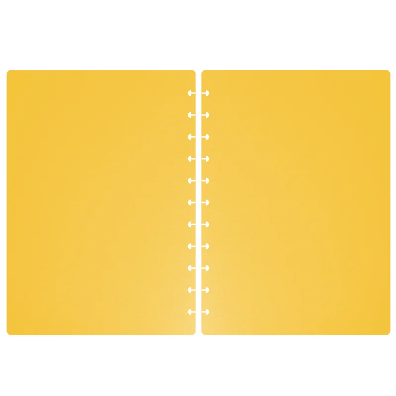 Candy Colors Letter Size DIY Notebooks Planner Cover/Index Set 2pcs(front+back) Diy Notebook Accessories Print Style 11  Holes