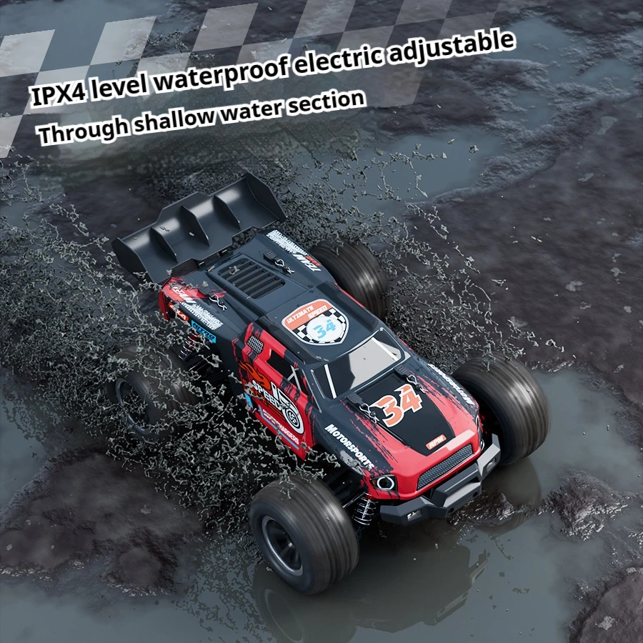 

All-terrain four-wheel drive high-speed brushless handle, 50KM/H 2.4G high-speed off-road drift vehicle, accessories