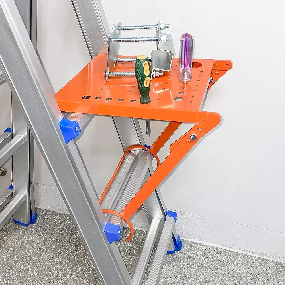 Accessoire de plate-forme de travail d'échelle, réglable, antidérapant, système d'outils robuste, support d'échelle d'extension, Solutions d'échafaudage durables