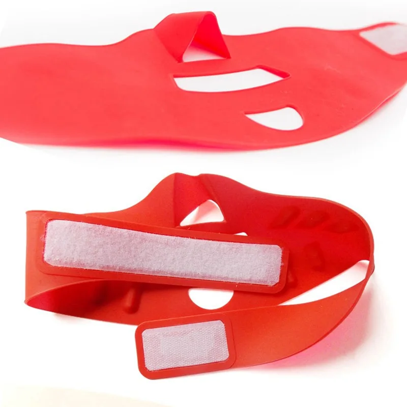 سيليكون تشكيل رفع الوجه ضمادة حزام التخسيس قناع الوجه الخد المضادة للتجاعيد العناية بالبشرة النوم الإيدز #5