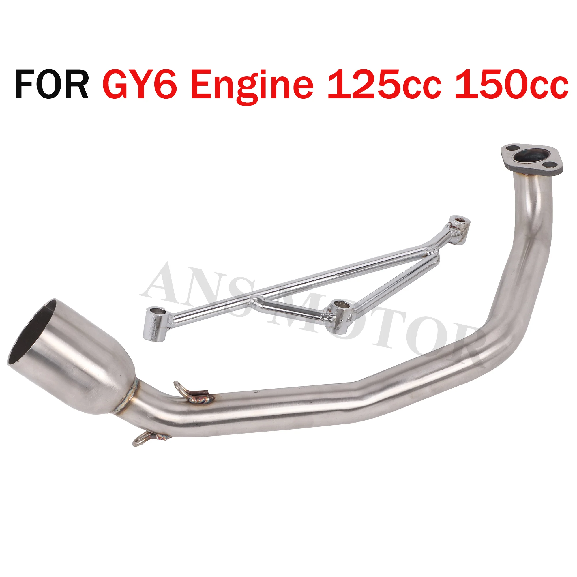 

for Yamaha GY6 125cc 150cc Scooter Motorcycle Exhaust Modified Slip On 51MM Front Link Pipe