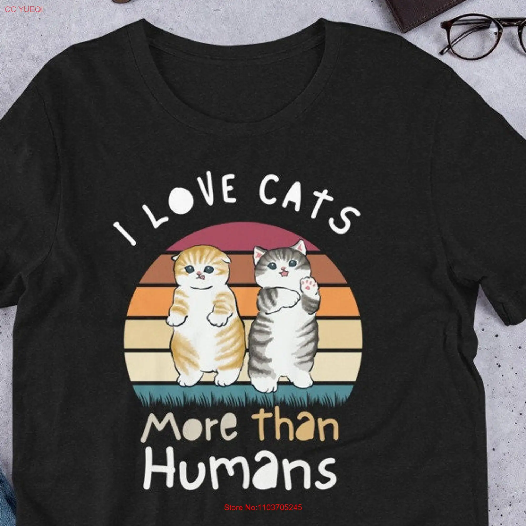 Футболка «Я люблю кошек больше людей», забавная кошка для влюбленных, уникальный идеальный подарок на Рождество или день рождения, длинный или короткий рукав